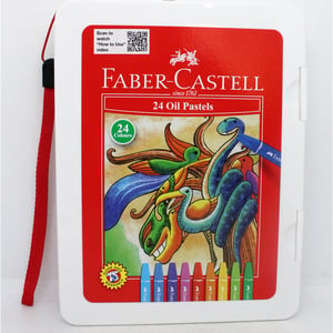 Faber-Castell 24 Oil Pastels Hexagonal