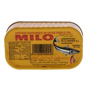 Milo Spiced Sardines In Vegetable Oil 125 g