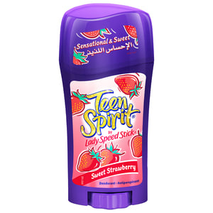 Mennen Teen Spirit Lady Speed Stick Deodorant Anti Perspirant Sweet Strawberry 65g