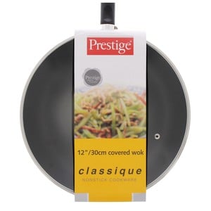 Prestige Wok Pan With Lid 30cm
