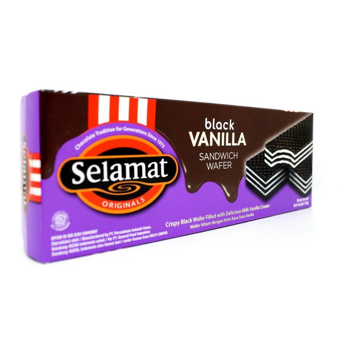 Selamat Wafer Black Vanilla 198g