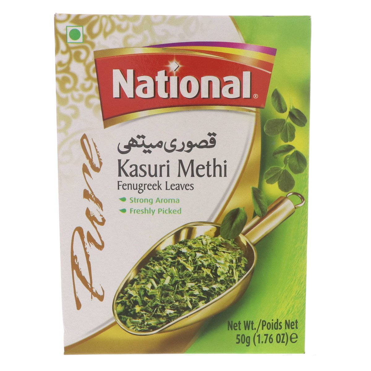 National Pure Kasuri Methi Fenugreek Leaves 50 g