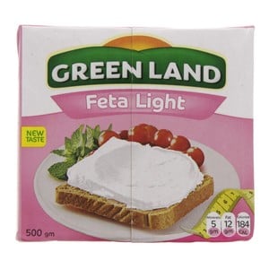 Buy Green Land Feta Light Cheese 500 g Online at Best Price | Soft Cheese | Lulu Egypt in Kuwait