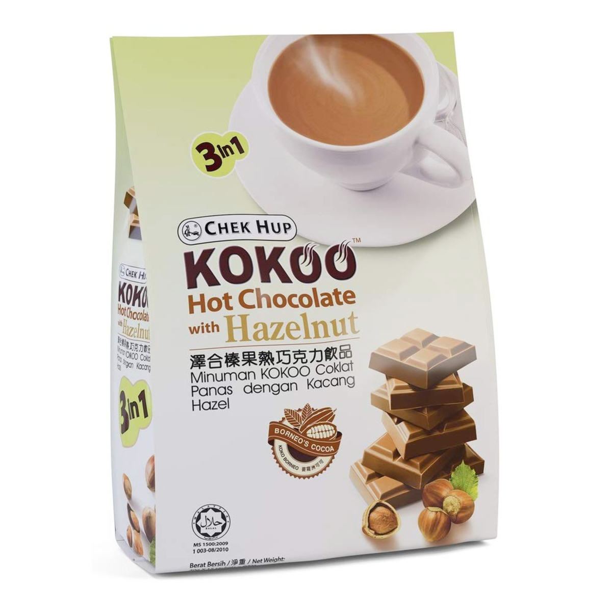 Chek Hup Kokoo Hot Chocolate With Hazelnut 600g