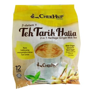 Chek Hup Teh Tarik Halia 3in1 Ginger Milk Tea 12 x 40g