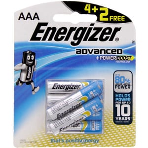 Energizer Advanced +Power Boost AAA Battery  X92RP6