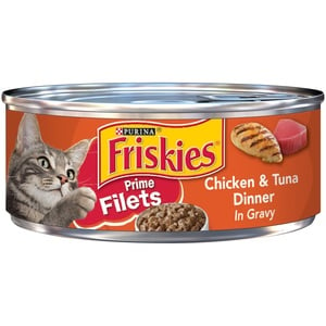 فريسكيز طعام القطط للعشاء تونة ودجاج ١٥٦ جم