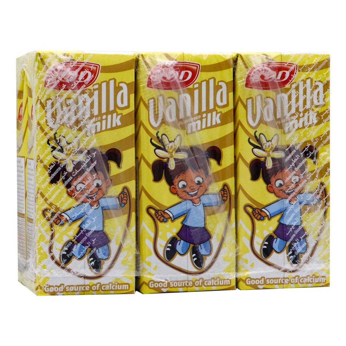 Buy KDD Vanilla Flavoured Milk 6 x 180ml Online at Best Price | UHT flavoured milk drink | Lulu KSA in Saudi Arabia