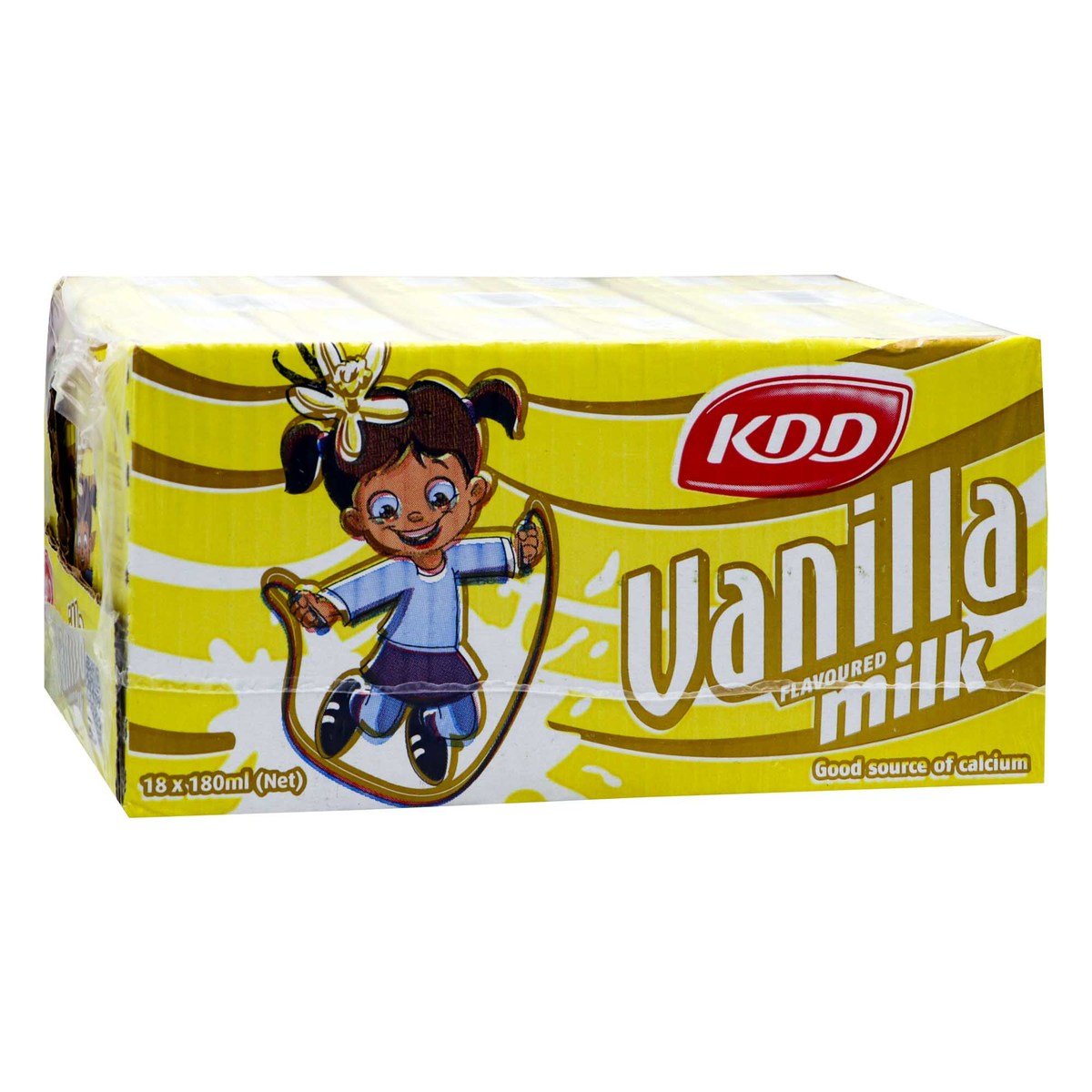 KDD Vanilla Flavoured  Milk 6 x 180ml