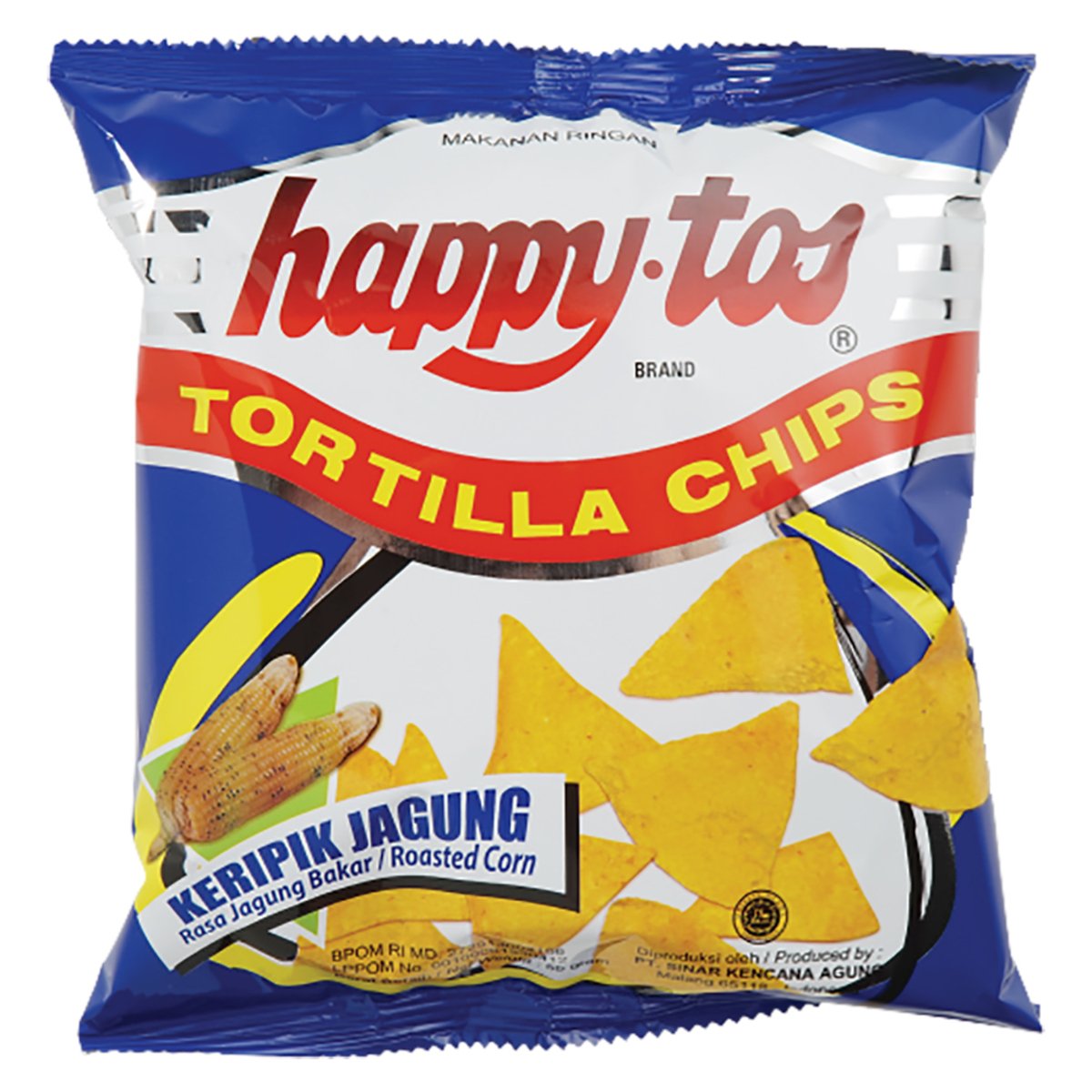 Happy Tos Tortilla Chips Rasa Jagung Bakar 55g