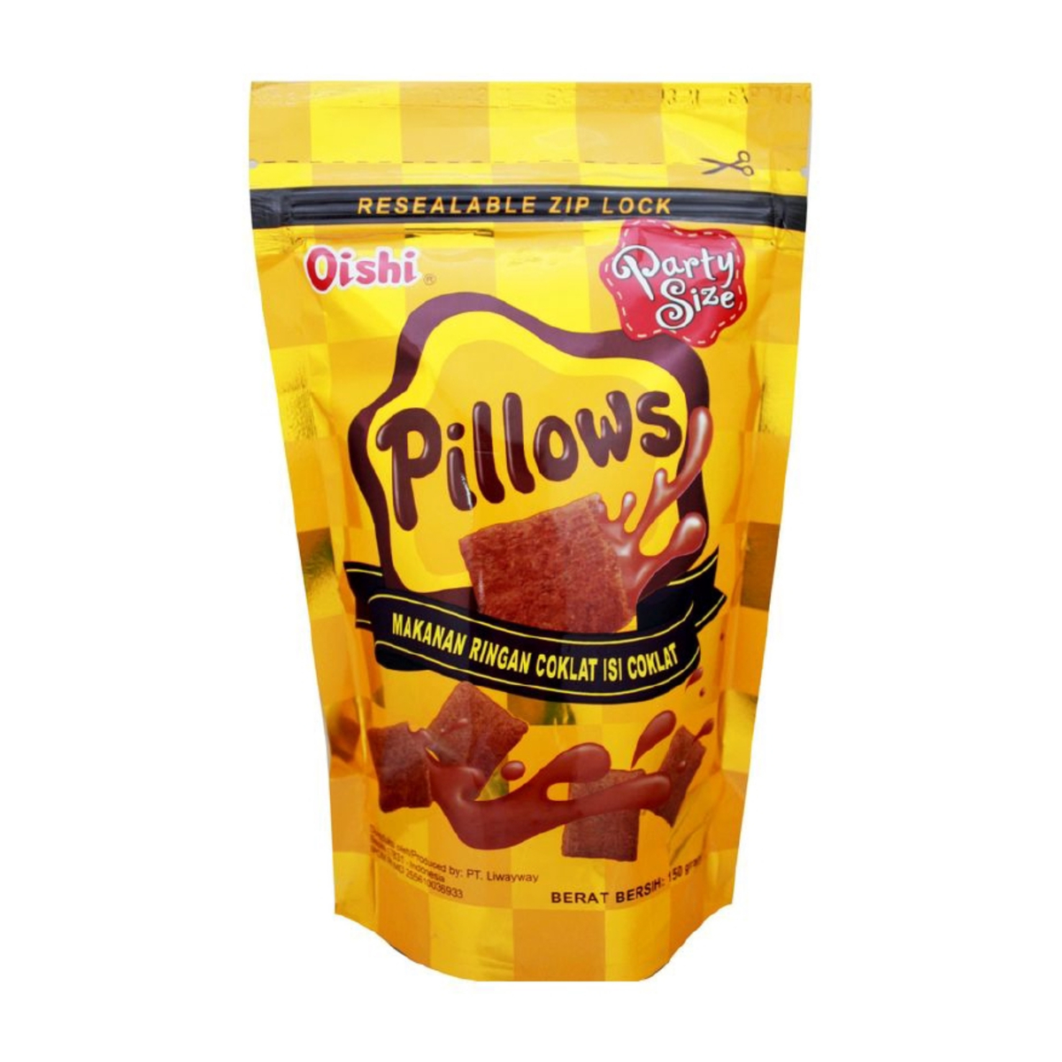 Oishi Pillows Chocolate 110g