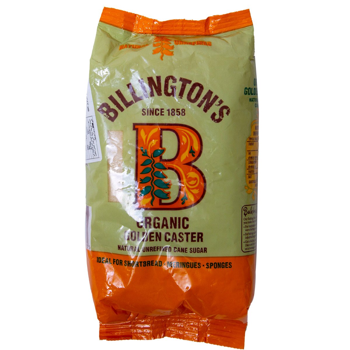 Billington's Organic Golden Caster 500 g