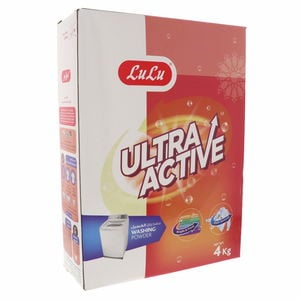 Buy LuLu Ultra Active Washing Powder Top Load 4kg Online at Best Price | Washing Pwdr T.Load | Lulu KSA in UAE