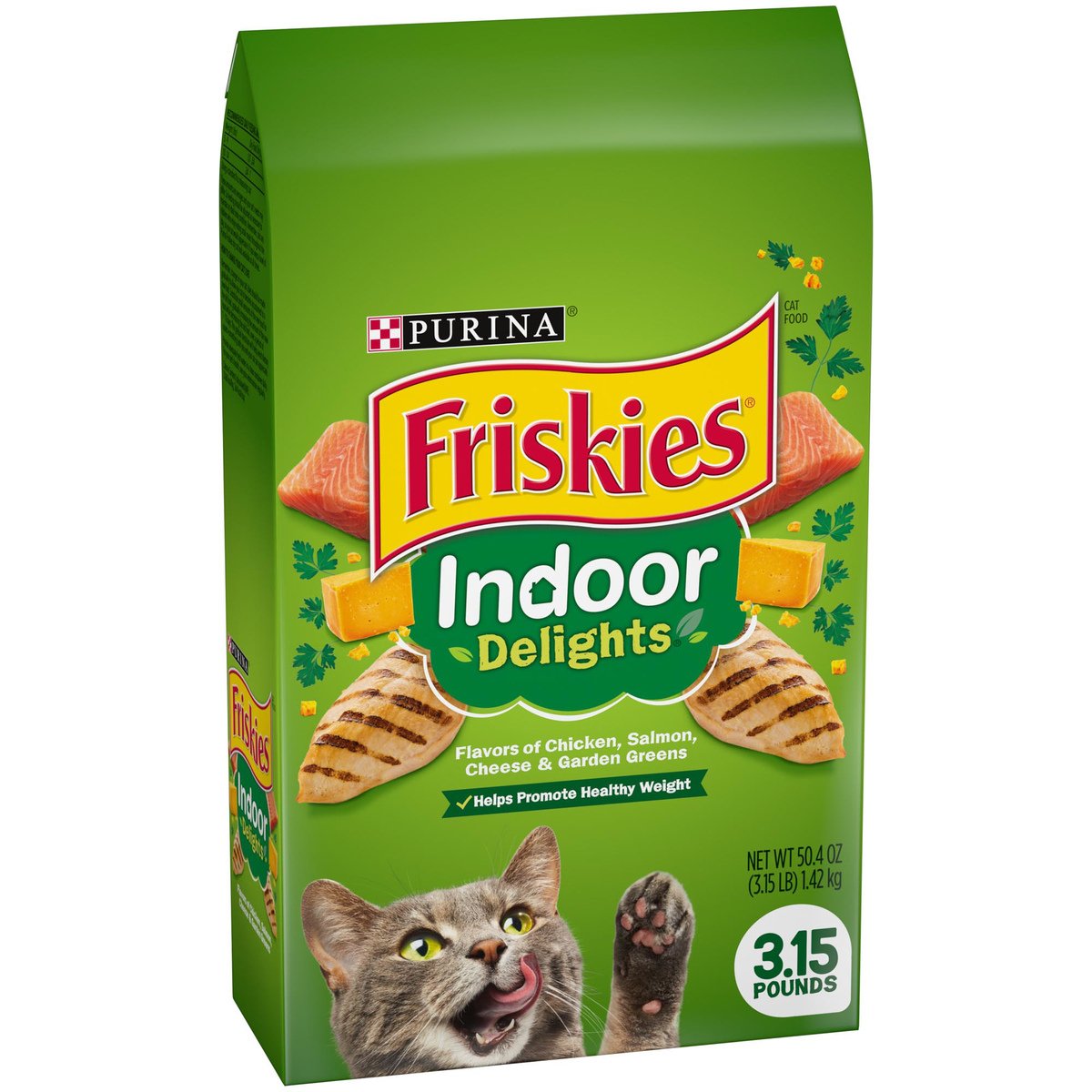 Purina Friskies Indoor Delights Cat Dry Food 1.42 kg