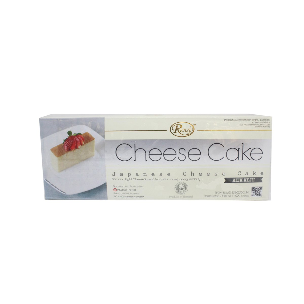 Rious Light Cheese Cake 400g