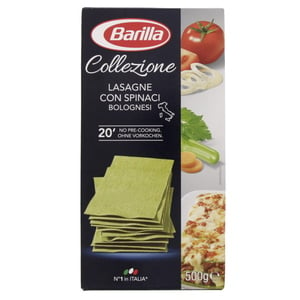 Barilla Collezione Lasagne Semolina Pasta With Spinach 500g
