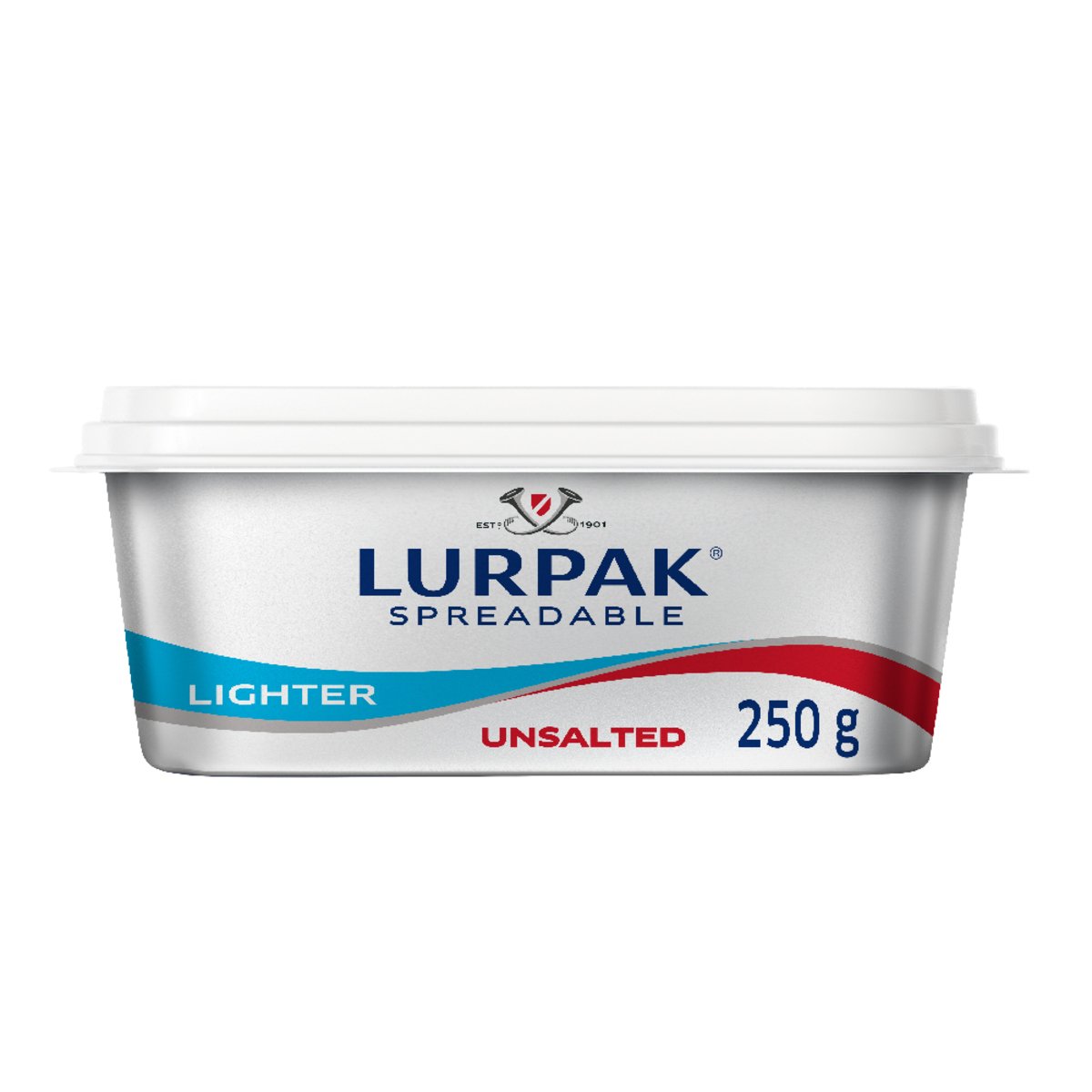 Lurpak Spreadable Light Butter Unsalted 250 g