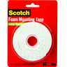 3M Scotch Foam Mounting Tape 1/2inch x 150inch 1Pc