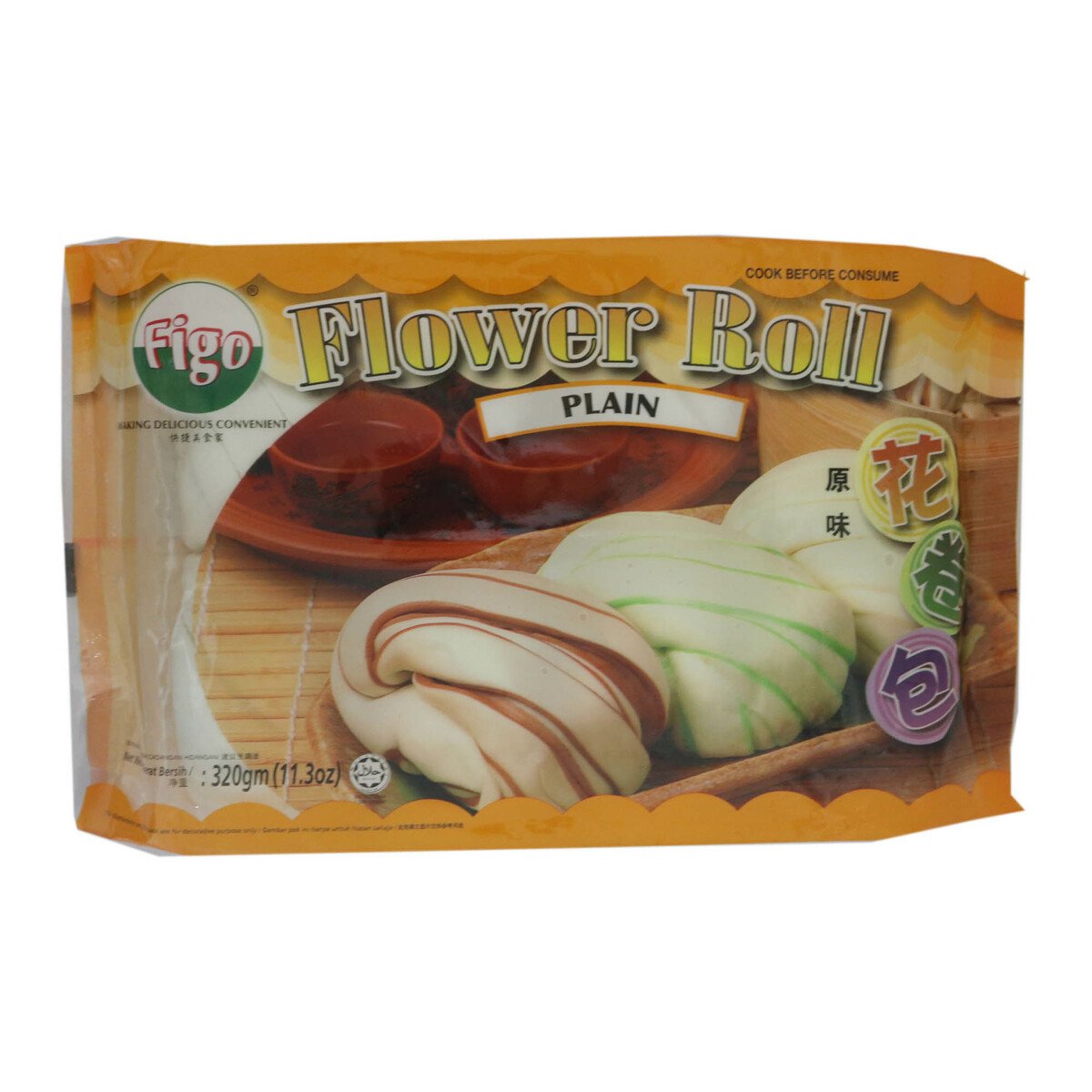 Figo Flower Roll-Plain 320g