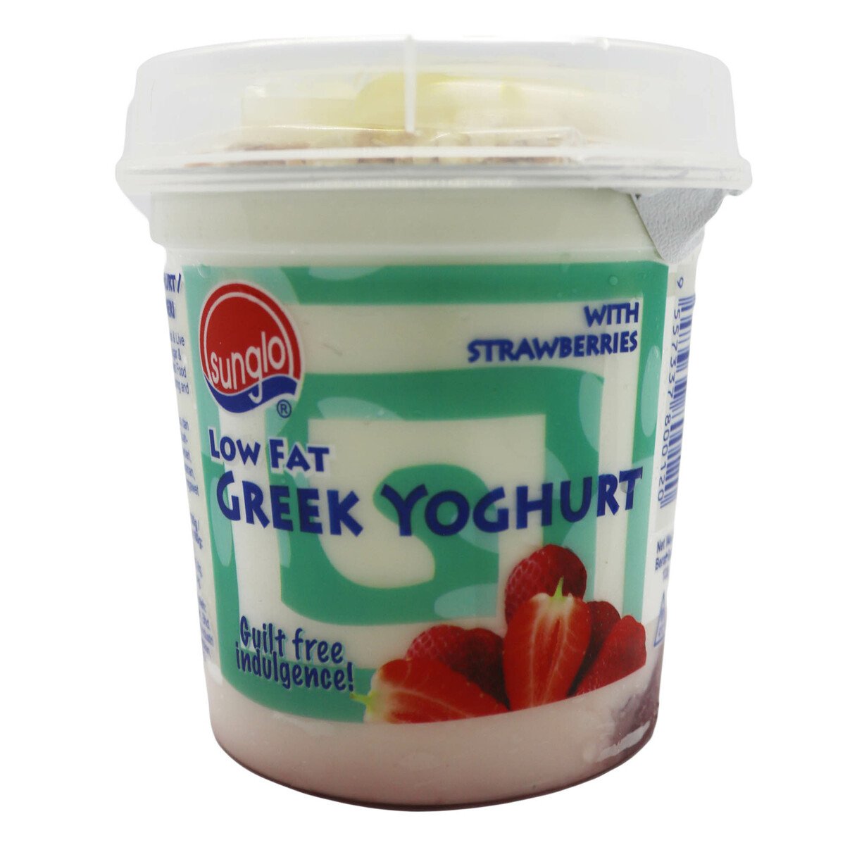 Sunglo Low Fat Strawberry Greek Yoghurt 135g