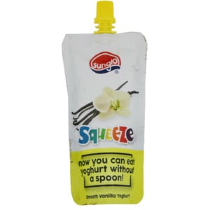 Sunglo Squeeze Smooth Vanilla Yogurt 120g