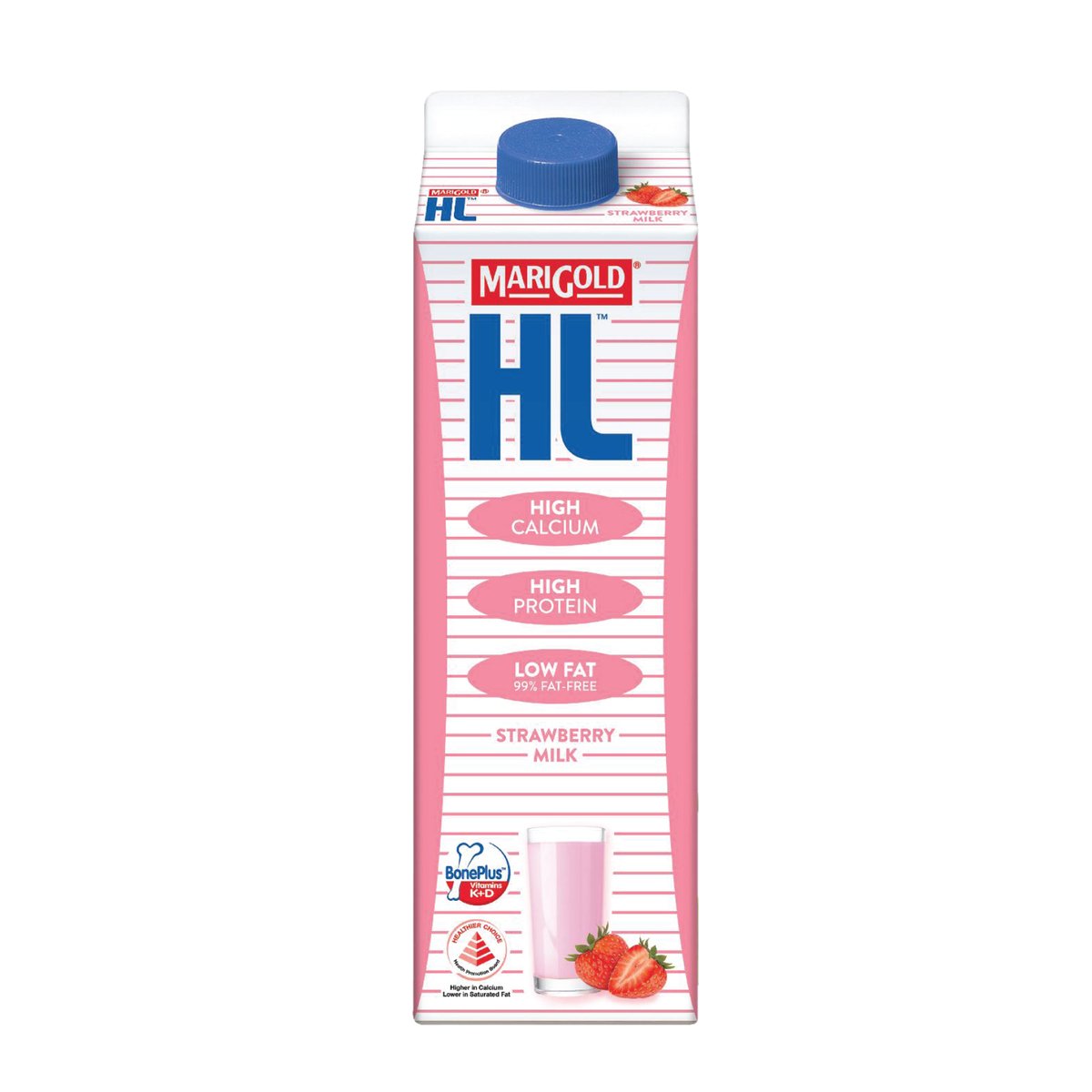 Marigold HL Milk Strawberry 946ml