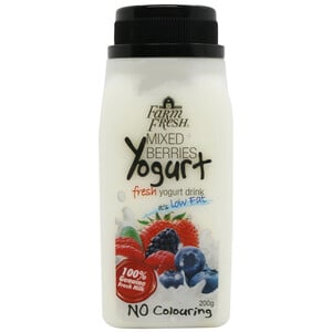 Farm Fresh Yogurt Drink Mixed Berries 200g