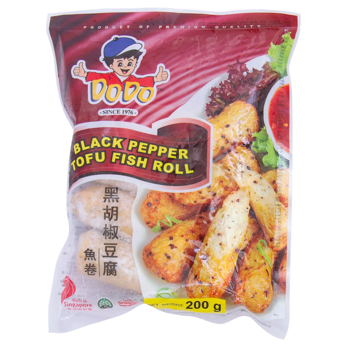Dodo Black Pepper Tofu Fish Roll 200 g
