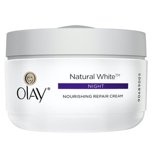 Buy Olay Natural White All-In-One Fairness Night Cream 50 g Online at Best Price | Moistur.Cream/Fluid | Lulu KSA in Saudi Arabia