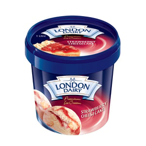 London Dairy Strawberry Cheesecake Ice Cream 1 Litre