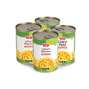 اشتري قم بشراء لولو حمص 4 × 400 جم Online at Best Price من الموقع - من لولو هايبر ماركت Canned Peas في الامارات