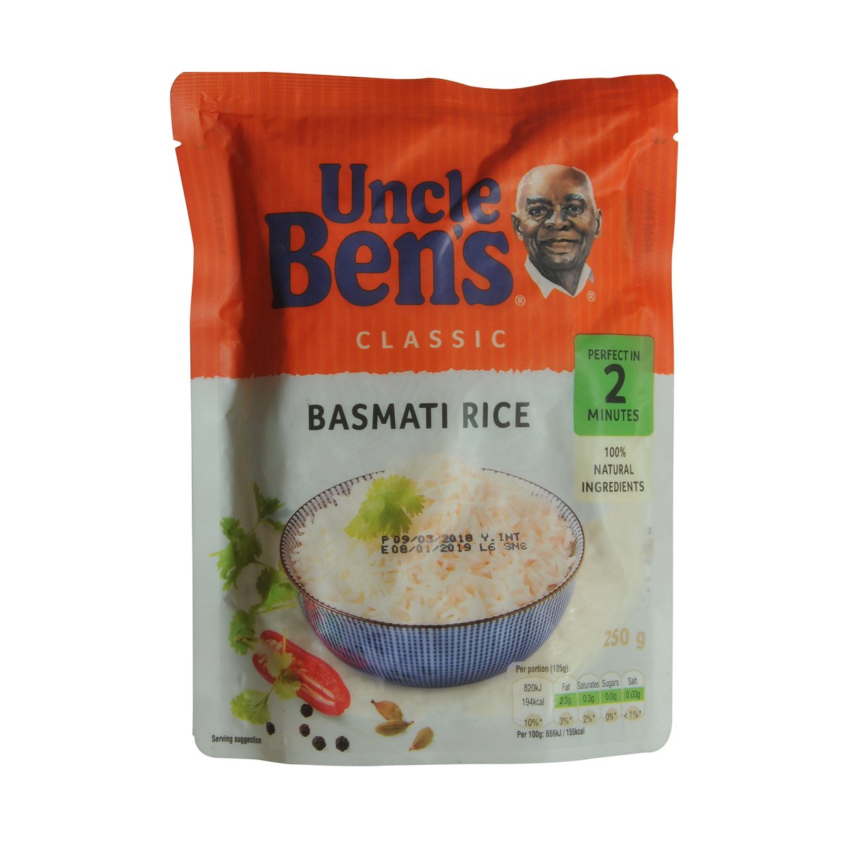 Uncle Ben's Classic Basmati Rice 250 g
