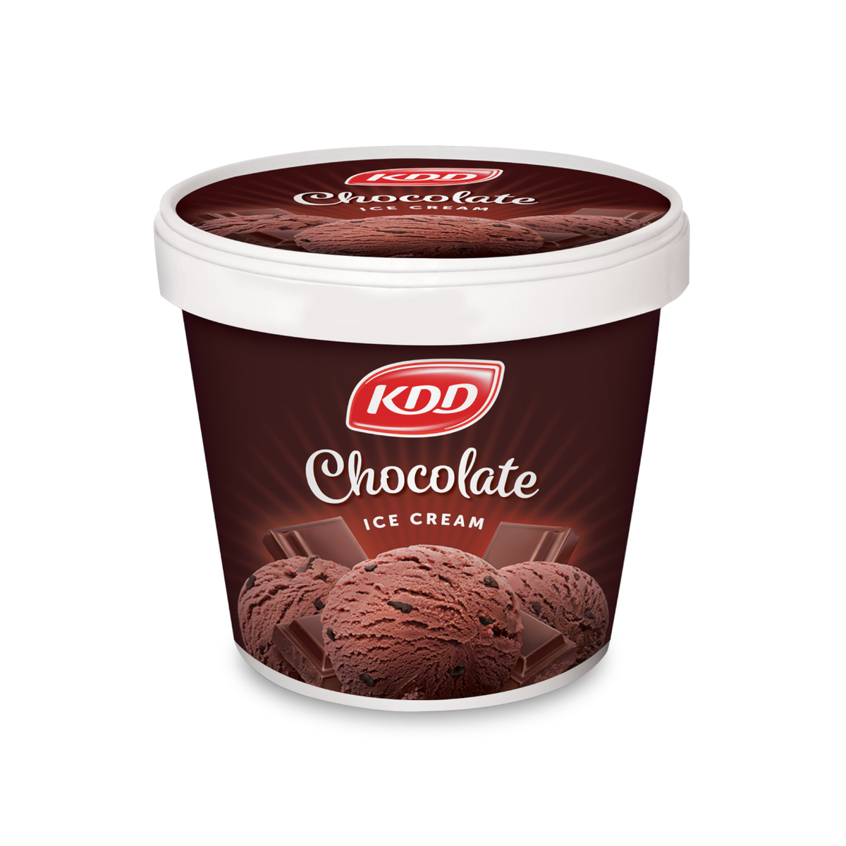 اشتري قم بشراء KDD Chocolate Ice Cream 500ml Online at Best Price من الموقع - من لولو هايبر ماركت Ice Cream Take Home في الكويت