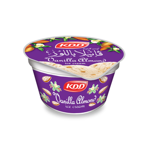 Buy KDD Vanilla Almond Ice Cream 166ml Online at Best Price | Ice Cream Impulse | Lulu Kuwait in Kuwait