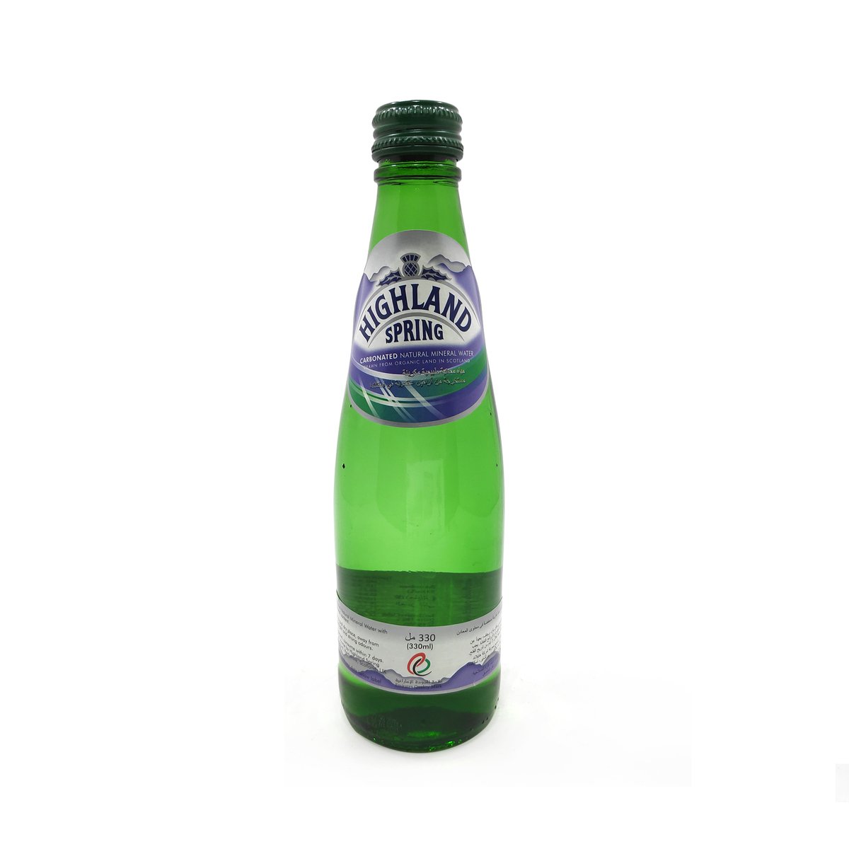 Highland Spring Carbonated Natural Mineral Water 24 x 330ml