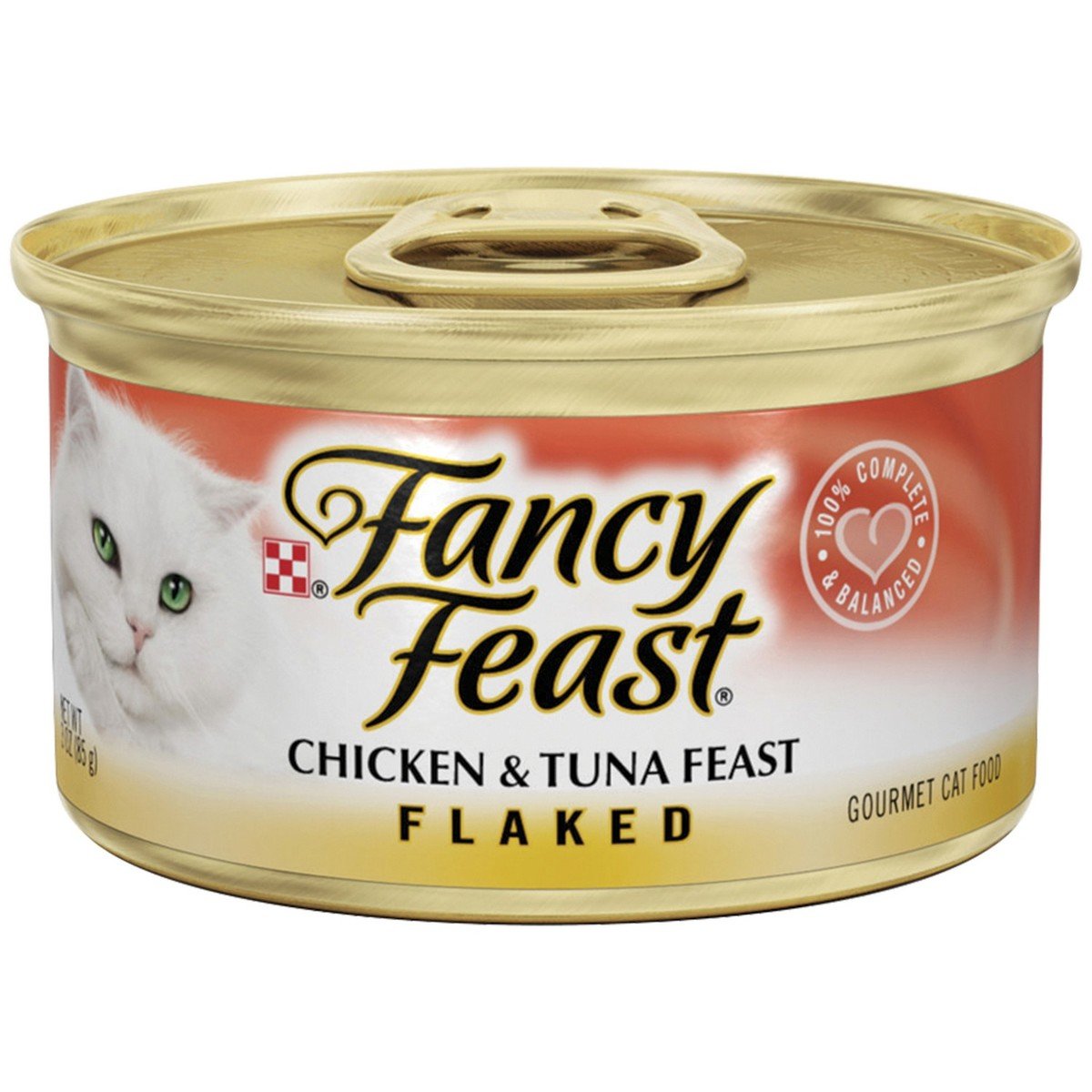 Purina Fancy Feast Flaked Chicken & Tuna Wet Cat Food 85 g