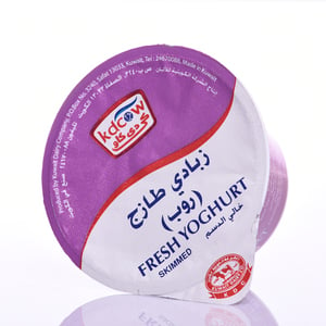 اشتري قم بشراء كى دى كاو زبادي طازج منزوع الدسم 170 جم Online at Best Price من الموقع - من لولو هايبر ماركت Plain Yoghurt في الكويت