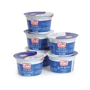 Kdcow Fresh Yoghurt Full Cream 6 x 170 g
