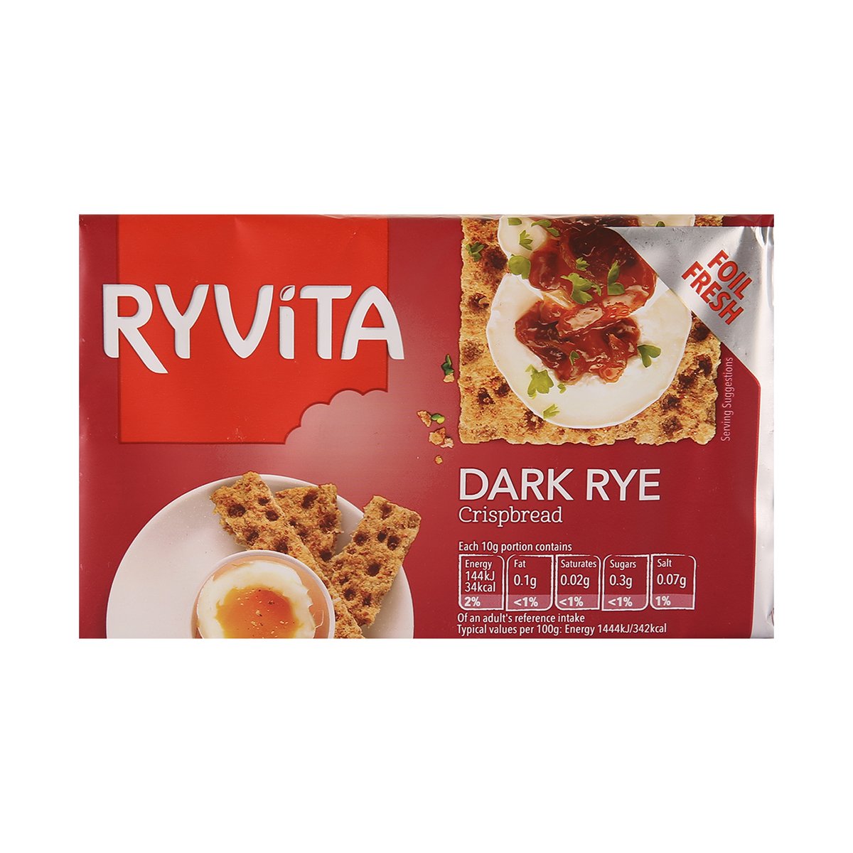 Ryvita Dark Rye Crispbread 250 g