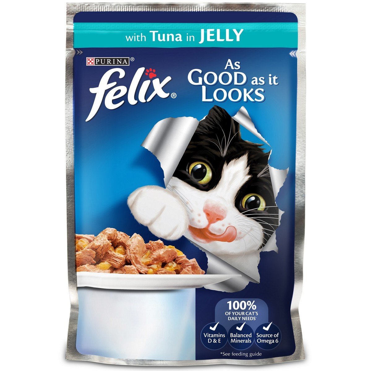 Purina Felix Cat Food With Tuna In Jelly 100 g