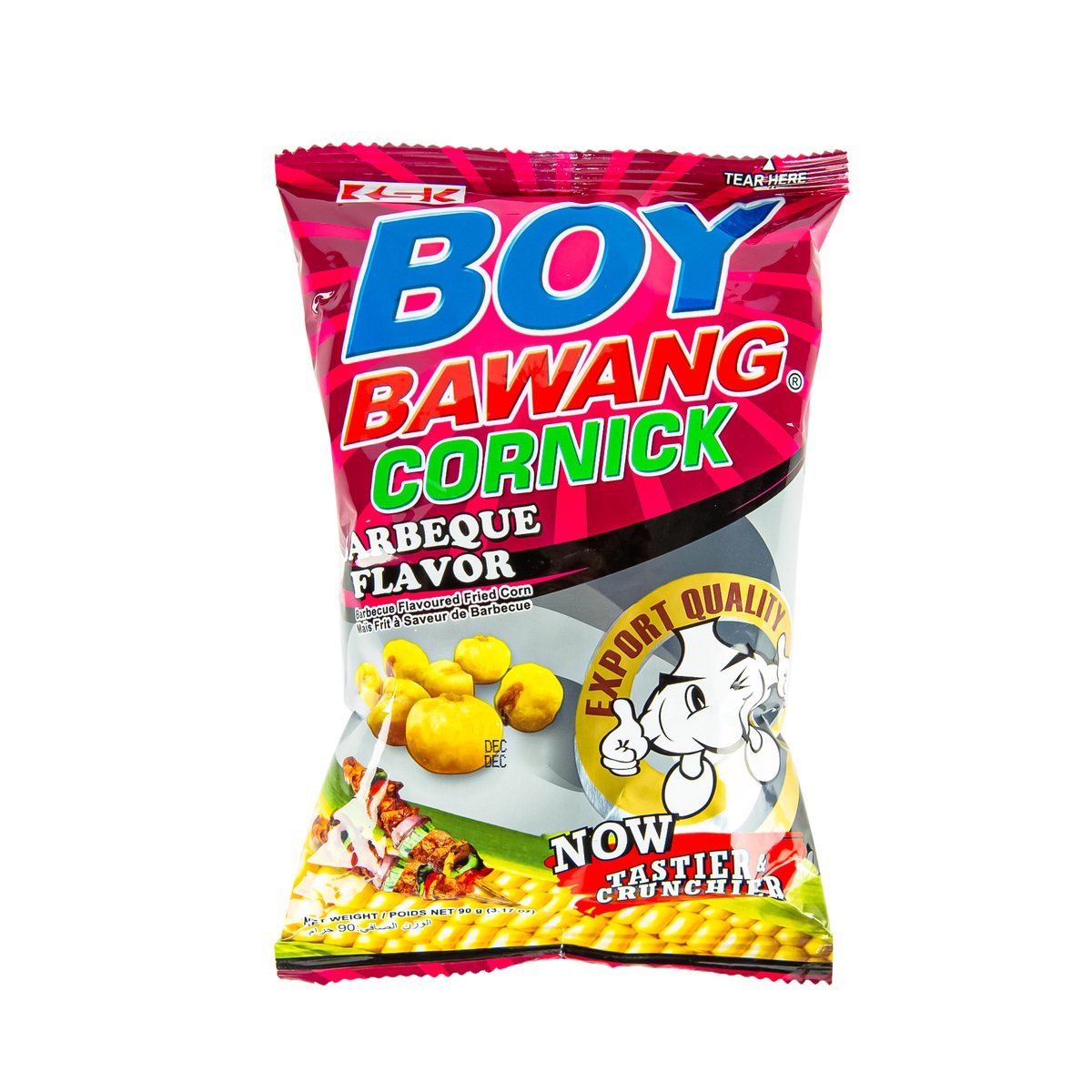 KSK Boy Bawang BBQ Flavour Cornick 90g