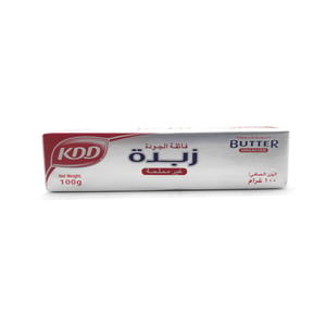 KDD Butter Unsalted 100g