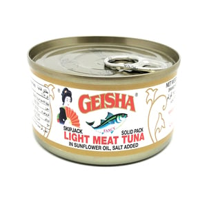 Geisha Skip Jack Light Meat Tuna in Sunflower Oil 185g