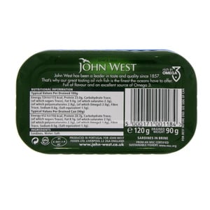 John West Sardines In Brine 120 g