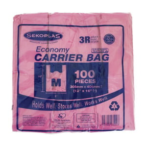 Sekoplas Pink Sling Bag 30.5 x 40.6Cm 100pcs