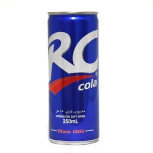 اشتري قم بشراء RC Cola Can 250ml Online at Best Price من الموقع - من لولو هايبر ماركت Cola Bottle في الكويت