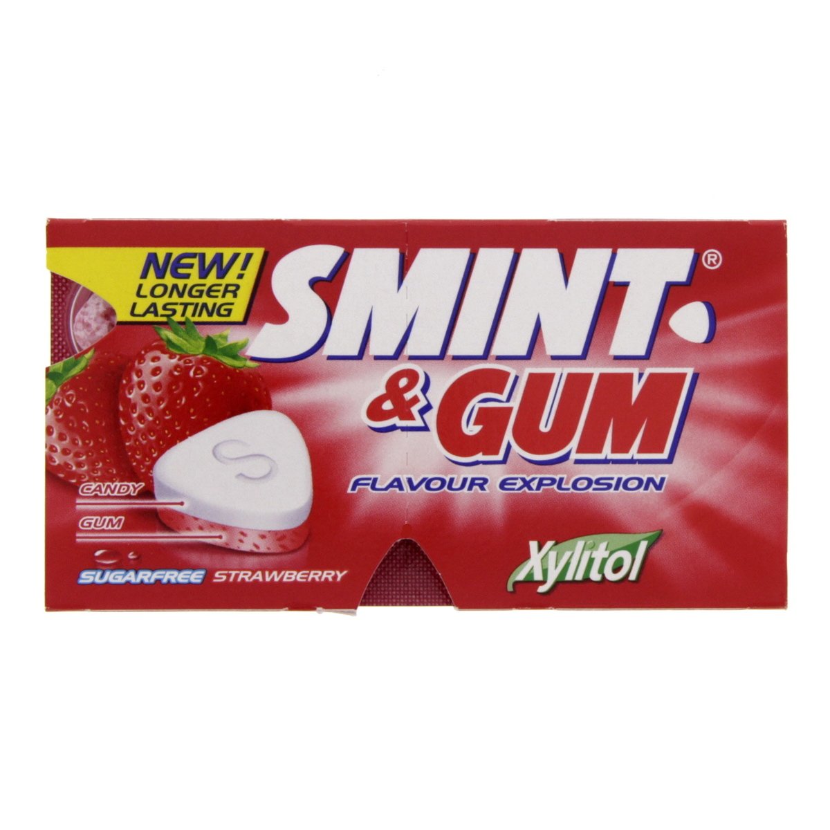 Smint & Gum Sugar Free Xylitol Strawberry 13.9 g