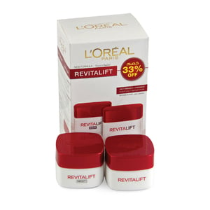 Loreal Revitalift Day Cream 50ml + Night Cream 50ml