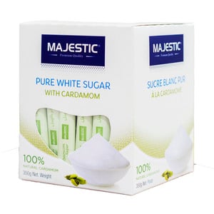 Majestic White Sugar With Cardamom Sticks 350g