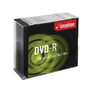 Imation DVD-R Slim Case 1x10